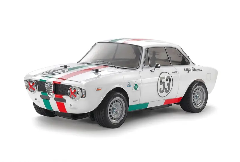Tamiya - Rc Alfa Romeo Giulia Sprint, Mb-01 Gta White Painted Body 1