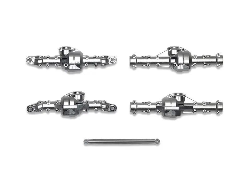 Tamiya - Rc Cc-02 Parts Axle Housing, Matte Plated 1