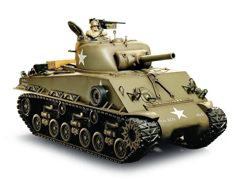 Tamiya - Rc M4 Sherman 105Mm Howitzer, Full-Option Kit 1