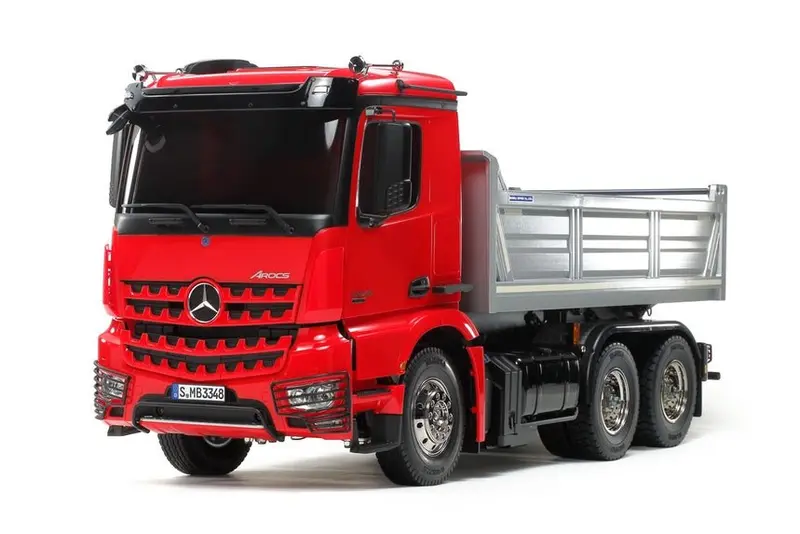 Tamiya - Rc Mercedes Benz Arocs 3348 6X4 Tipper Truck Kit 1