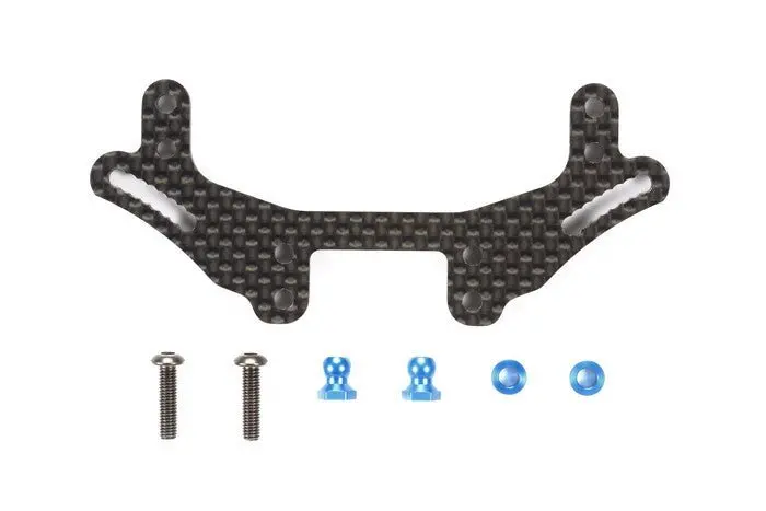 Tamiya - Rc Ta07 Carbon Damper Stay Rear 1