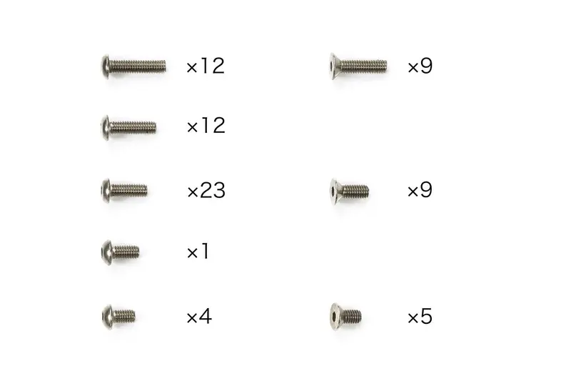 Tamiya - Rc Tc-01 Titanium Screw Set 1