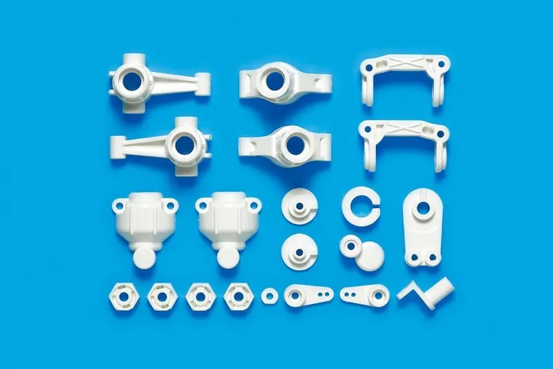 Tamiya - Rc Wr-02Cb B Parts Uprights, White 1