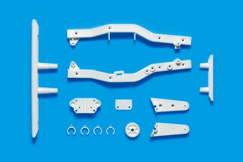 Tamiya - Rc Wr-02Cb F Parts Frame, White 1