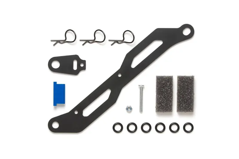 Tamiya - Tt-02 Frp Battery Plate And Transponder Stay Set 1