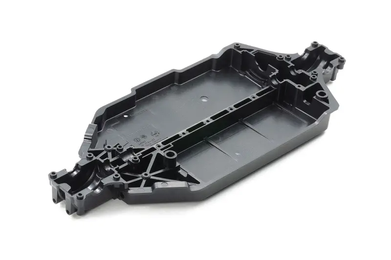 Tamiya - Tt-02 Lower Deck, Hard, Black 1