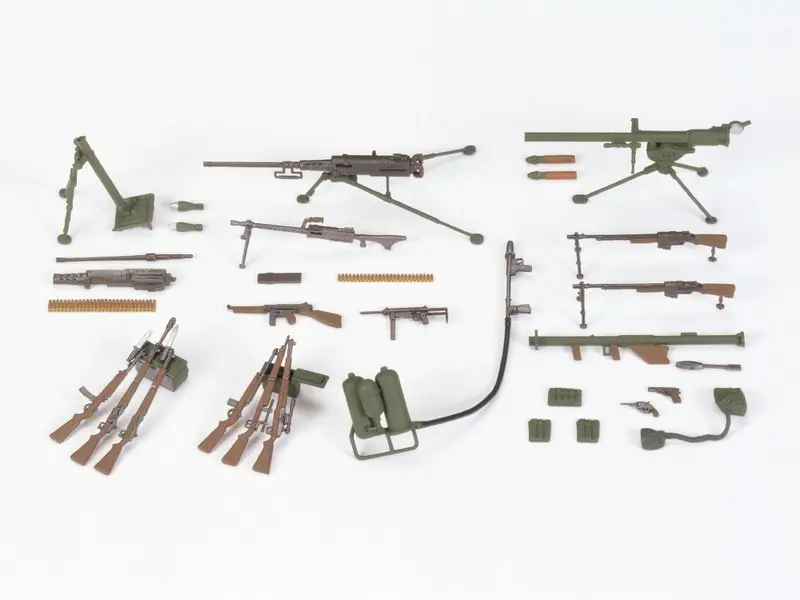 Tamiya - U.S. Infantry Weapons Set Plastic Model Kit, Ca221 1