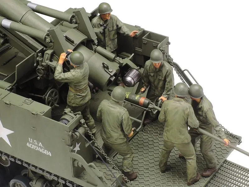 Tamiya - Us Self-Propelled 155Mm Gun M40 1/35 Plastic Model Kit 2