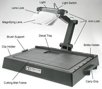 Tamiya - Work Station With Magnifying Lens 1