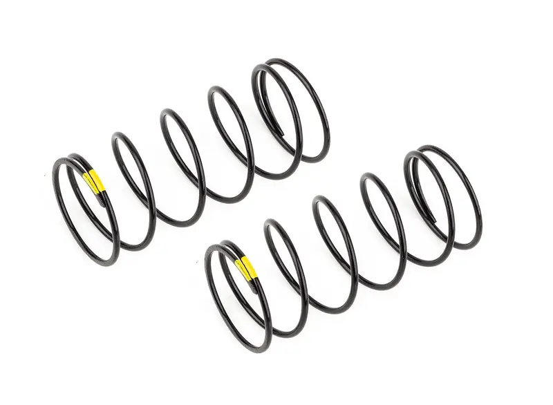 Team Associated - 13Mm Front Shock Springs Yellow 3.8Lb/In, L44 6.5T, 1.2D, B6.4 1