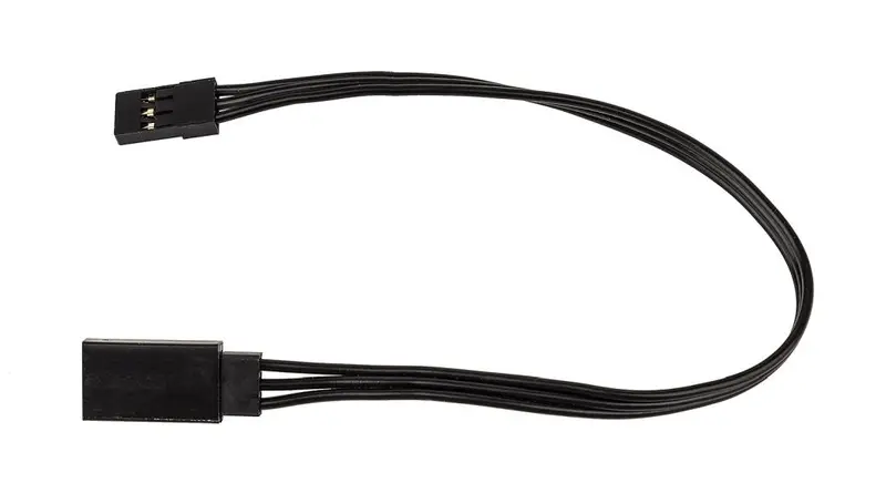 Team Associated - 175Mm Servo Wire Extension, Black, (6.89In) 1
