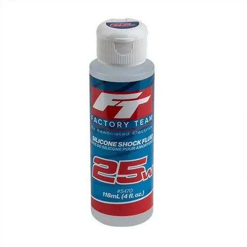 Team Associated - 25Wt Silicone Shock Oil, 4Oz Bottle (275 Cst) 1