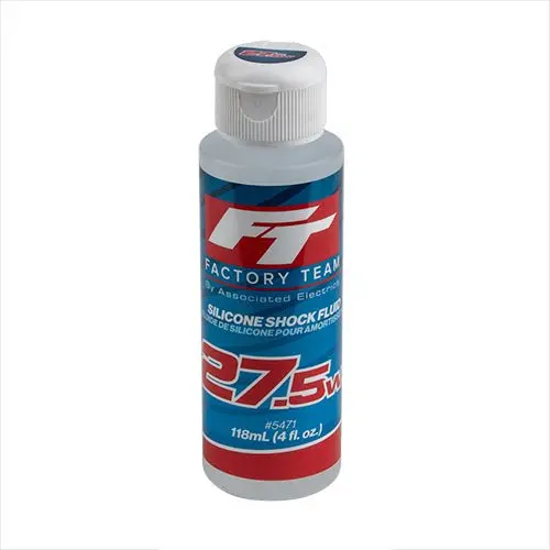 Team Associated - 27.5Wt Silicone Shock Oil, 4Oz Bottle (313 Cst) 1