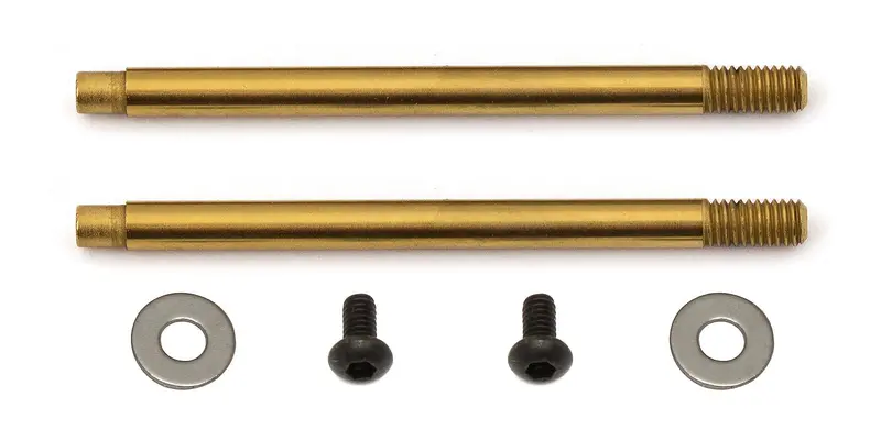 Team Associated - 3X23 Shock Shafts (2), V2, Tin Coated 1