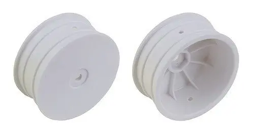 Team Associated - 4Wd Front Wheels, 2.2" 12Mm Hex, +1.5Mm, White 1