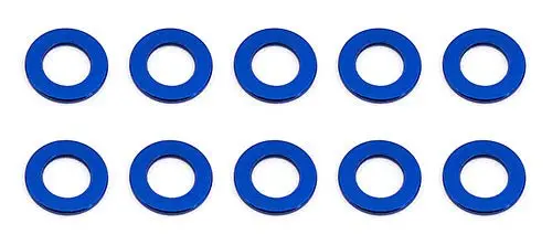 Team Associated - 5.5 X .5Mm Ball Stud Washer, Blue Aluminum (10) 1