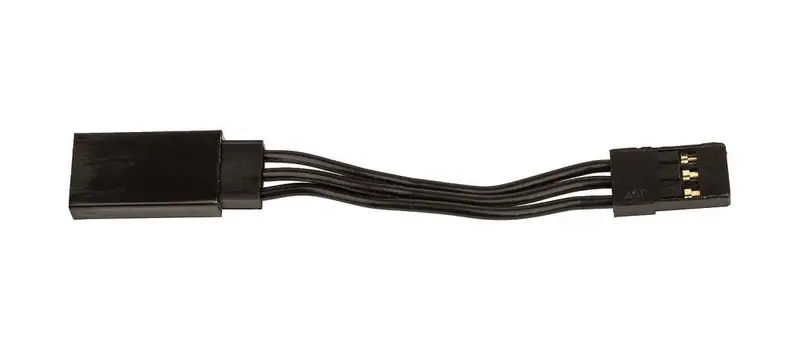 Team Associated - 50Mm Servo Wire Extensions, Black, (1.97In) 1