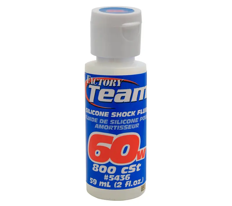 Team Associated - 60Wt Silicone Shock Oil, 2 Oz 1