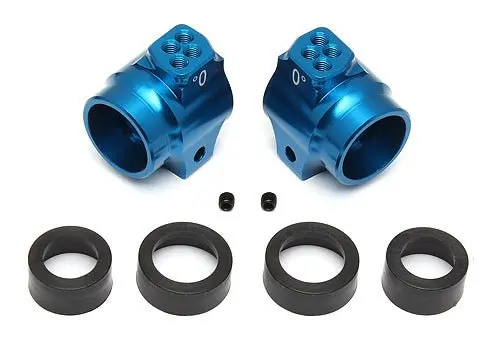 Team Associated - Aluminum Rear Hubs, Blue 1
