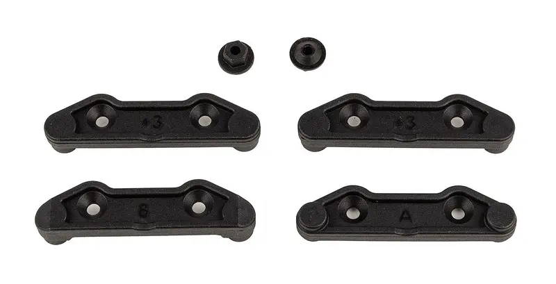 Team Associated - Apex2 Rally Lower Arm Mounts, +3Mm 1