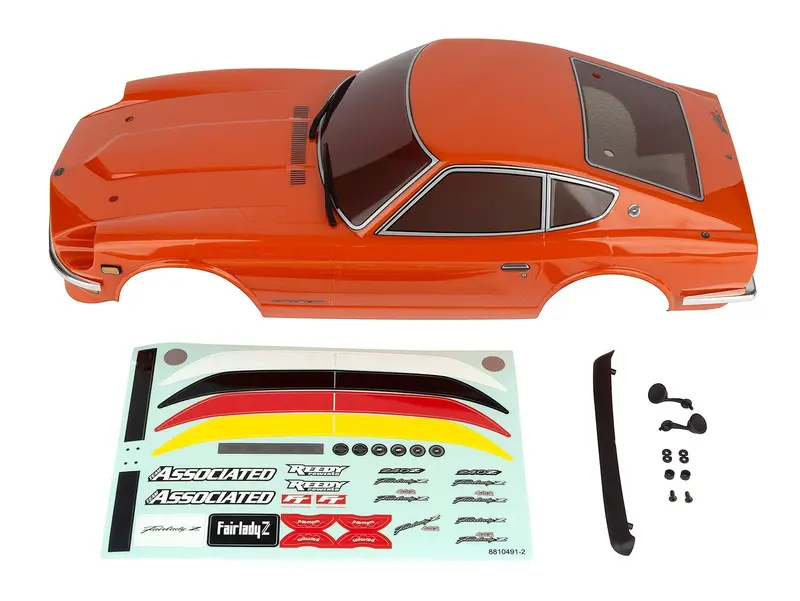 Team Associated - Apex2 Sport, Datsun 240Z Body 918 Orange 1