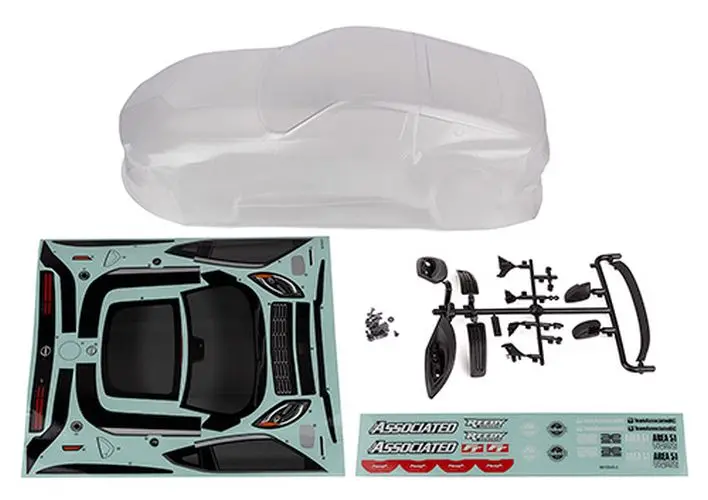 Team Associated - Apex2 Sport, Nissan Z Body Set, Clear 1