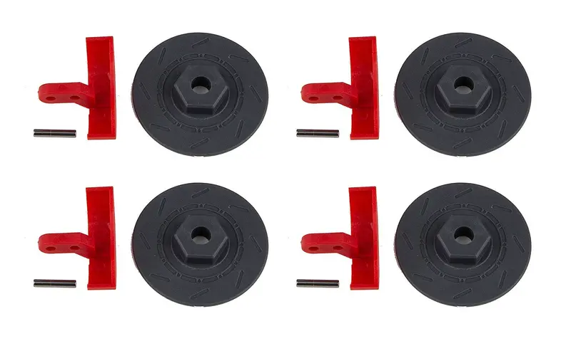 Team Associated - Apex2 Wheel Hexes And Calipers 1