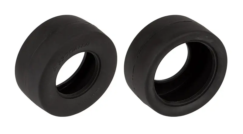 Team Associated - Belted Drag Slick Tires, 2.2"/3.0" Bead, Soft 1