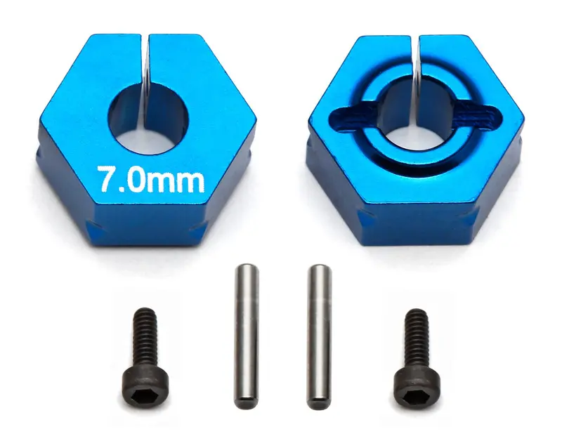 Team Associated - Clamping Wheel Hexes, 7.0Mm 1