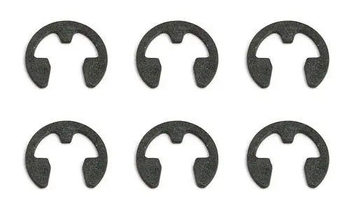 Team Associated - Clutch Nut Clips (6) 1