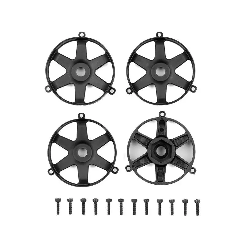 Team Associated - Dc10 Ft Adjustable Wheel Face Plate, Black 1