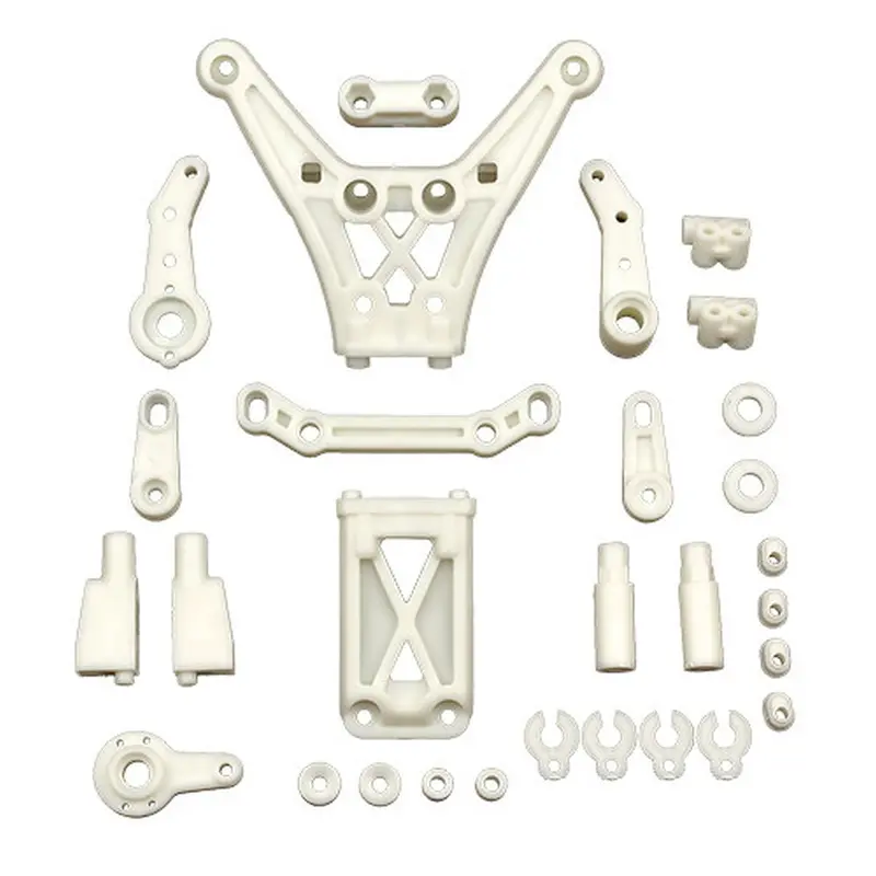 Team Associated - Dc10 Steering Bellcrank And Top Plate Bulkhead, Natural 1