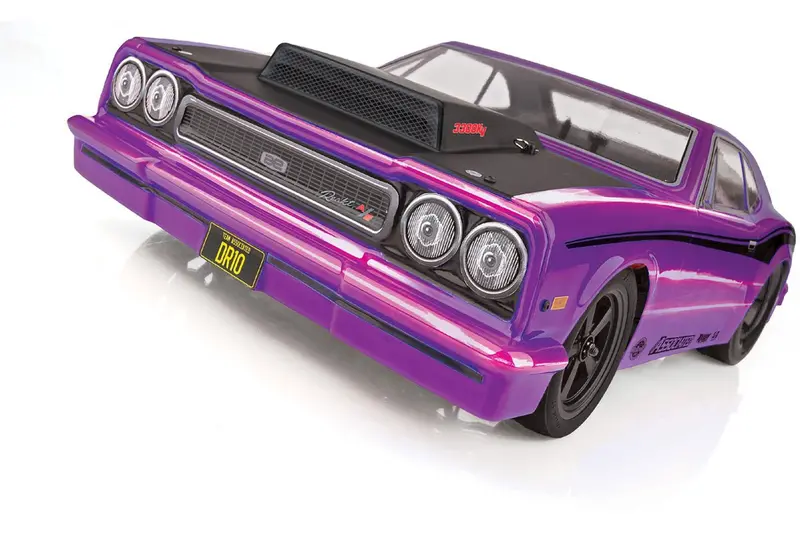 Team Associated - Dr10 Drag Race Car, 1/10 Brushless 2Wd Rtr, W/ Lipo Battery & Charger, Purple 1
