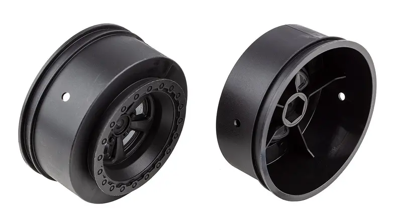 Team Associated - Dr10 Drag Rear Wheels, Black 1