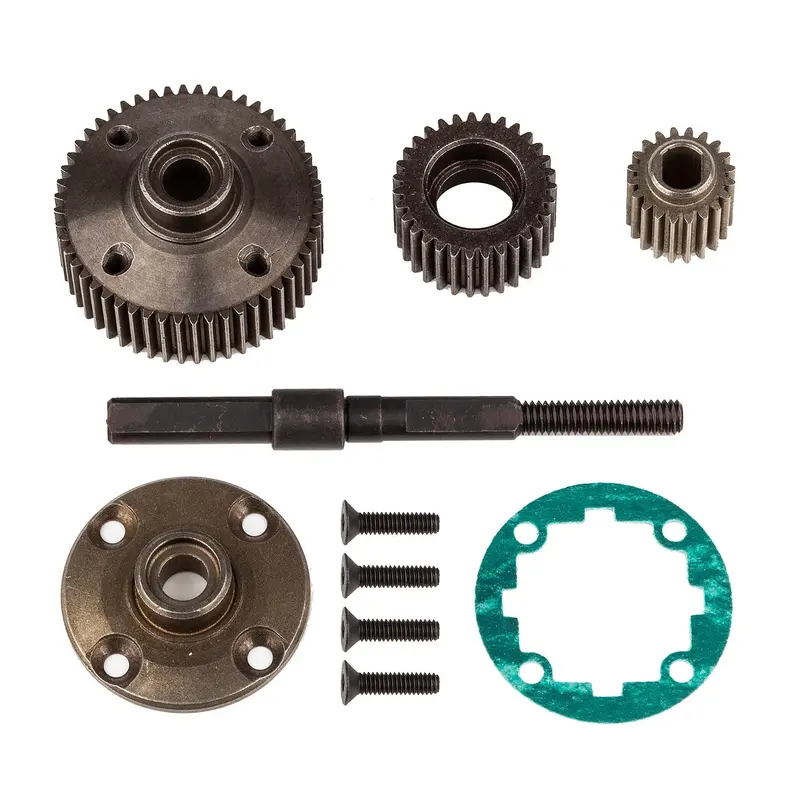 Team Associated - Dr10 Metal Gear Conversion, Fits Dr10 / Pro2 Sc10 / Rb10 / Sr10 / Trophy Rat 1