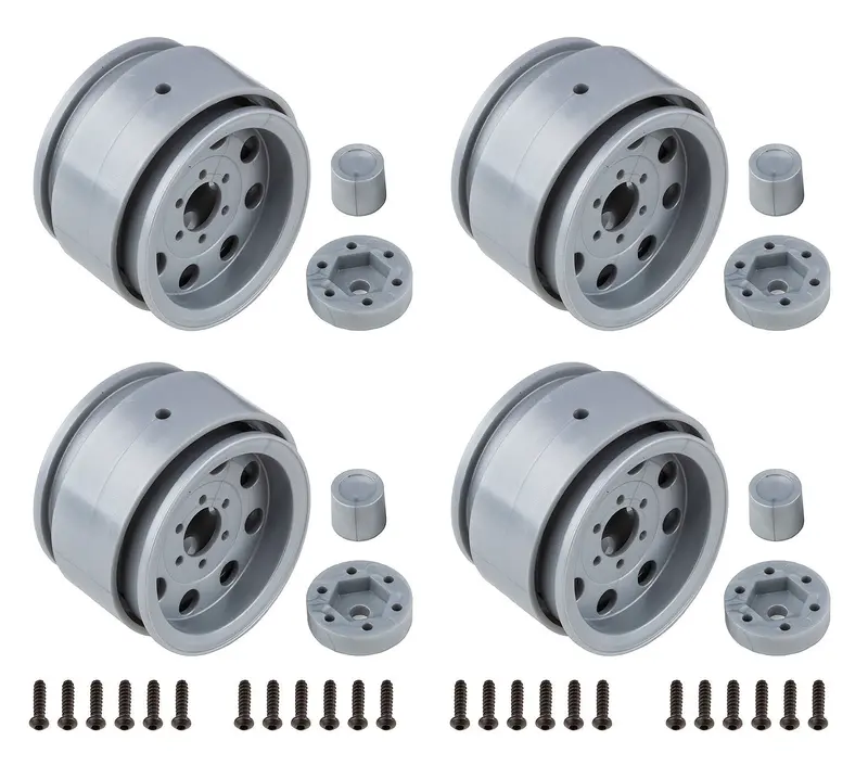 Team Associated - Element The Ocho Wheels, 1.90", Silver, For Enduro Trailwalker 1