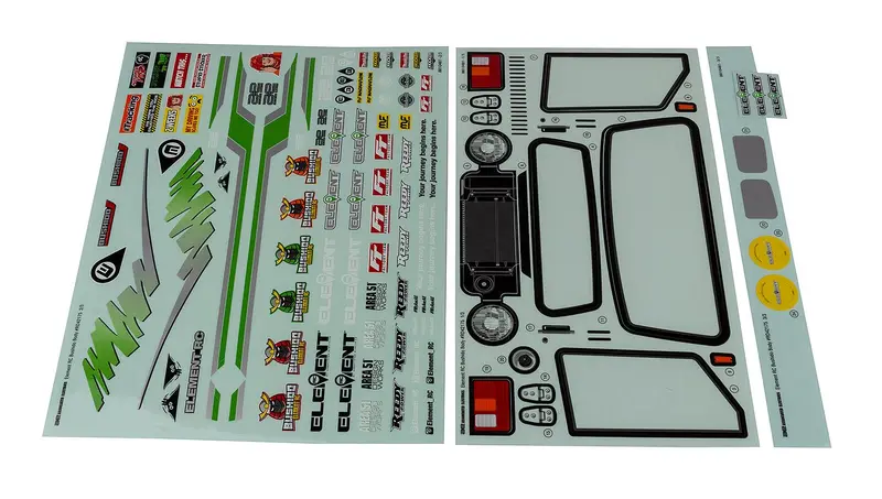 Team Associated - Enduro Bushido Decal Sheets 1
