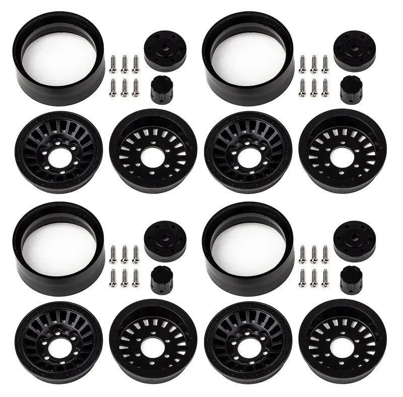 Team Associated - Enduro Urbine Wheels, 1.55", Black 1