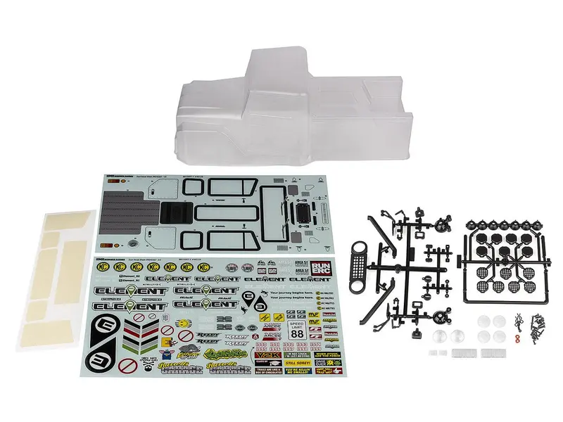 Team Associated - Enduro Zuul Body Set, Clear 1