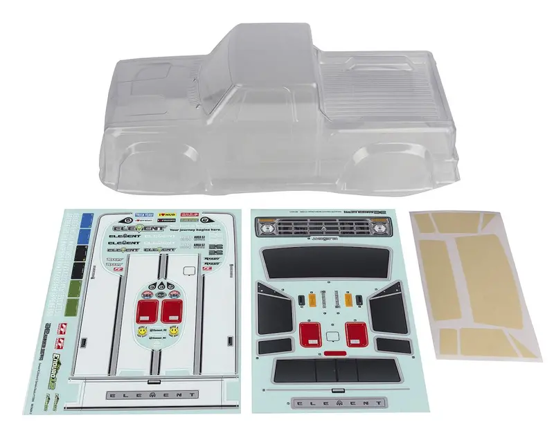 Team Associated - Enduro12 Sendero Body Set, Clear 1
