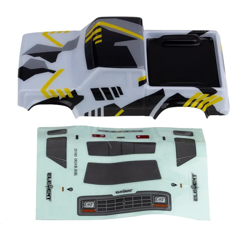 Team Associated - Enduro24 Sendero Body, Black & Yellow 1