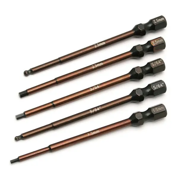 Team Associated - Factory Team 1/4" 5-Piece Power Tool Tips Set 1
