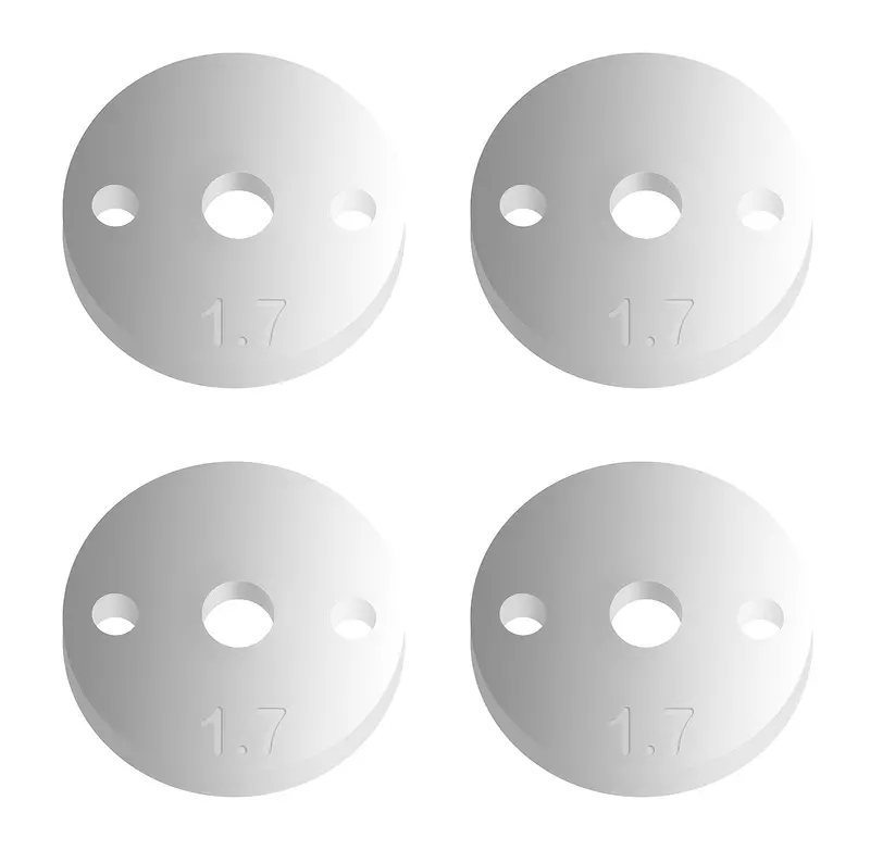 Team Associated - Factory Team 12Mm Shock Pistons, V2, 2 Hole X 1.7, Flat 1