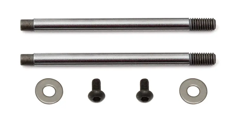 Team Associated - Factory Team 3X23 Shock Shafts (2), V2, Chrome 1