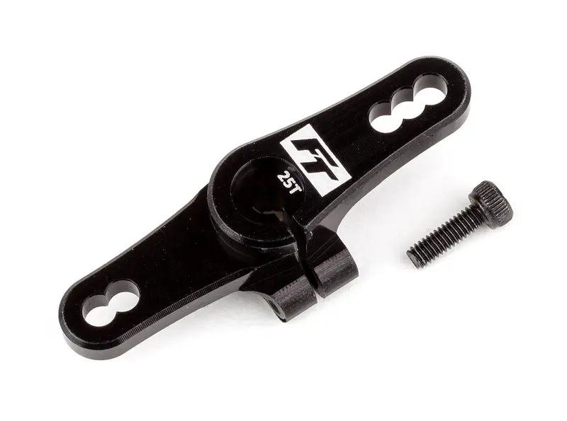 Team Associated - Factory Team Aluminum Clamping Throttle Servo Horn, 25 Tooth 1