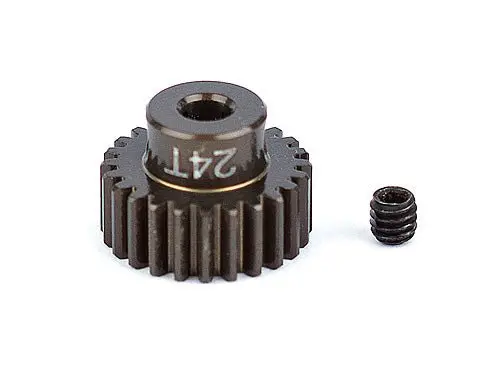 Team Associated - Factory Team Aluminum Pinion Gear, 24T 48P, 1/8" Shaft 1