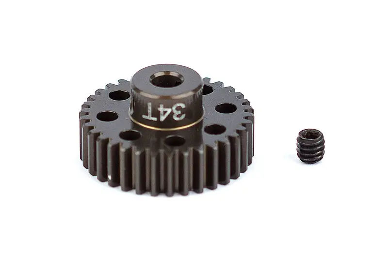 Team Associated - Factory Team Aluminum Pinion Gear, 34T 48P, 1/8" Shaft 1