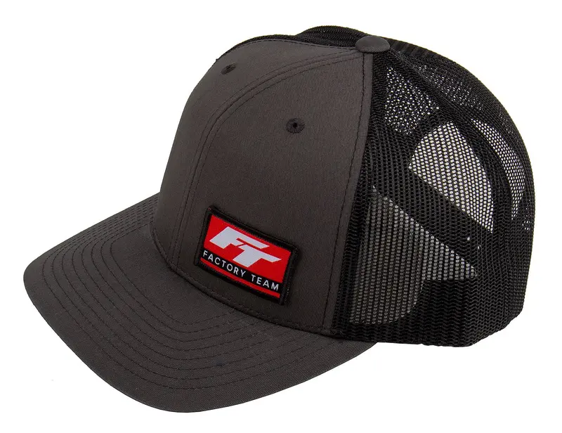 Team Associated - Factory Team Logo Trucker Hat, Curved Bill 1