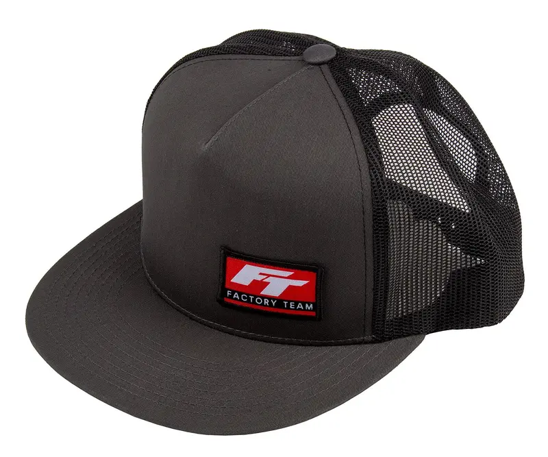 Team Associated - Factory Team Logo Trucker Hat, Flat Bill 1