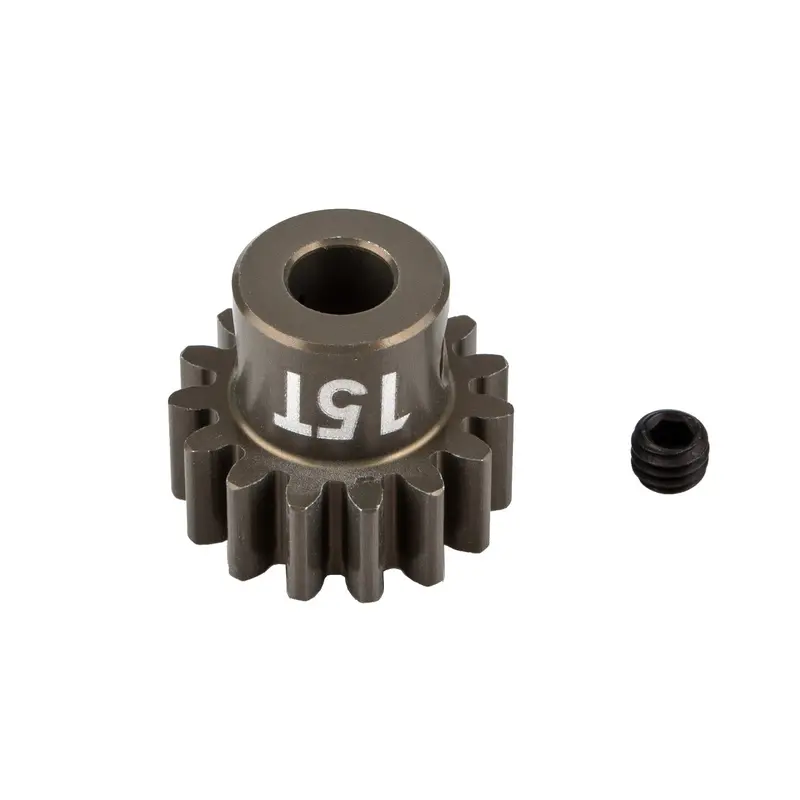 Team Associated - Factory Team Pinion Gear, 15 Tooth-Mod 1, 5Mm Shaft, Aluminum 1